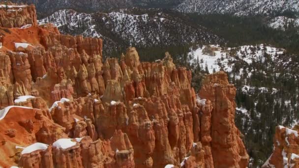 Pan of Bryce Canyon — Stock Video