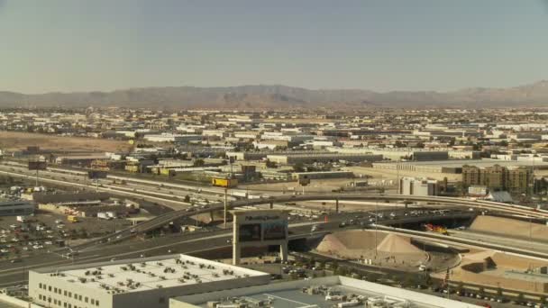 Tráfego de Las Vegas de cima - Time Lapse — Vídeo de Stock