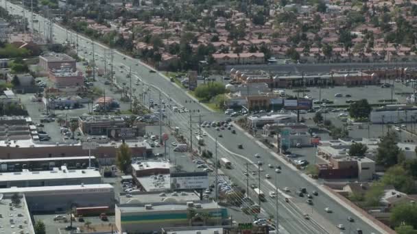 라스베가스 교통-시간 경과 오버 헤드 — 비디오