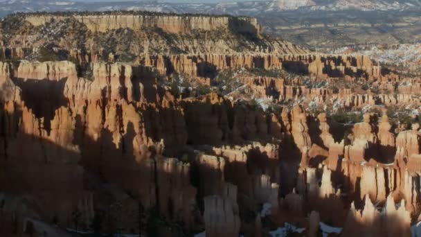 Zaman atlamalı bryce canyon Milli Parkı — Stok video
