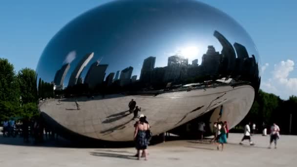 シカゴのアートワーク - bean, — ストック動画