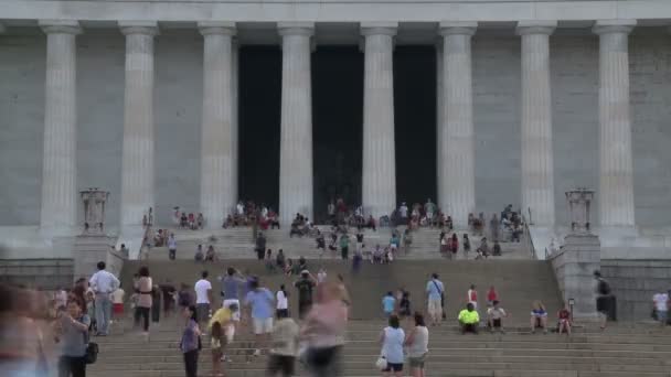Monumento a Lincoln washington dc — Vídeos de Stock