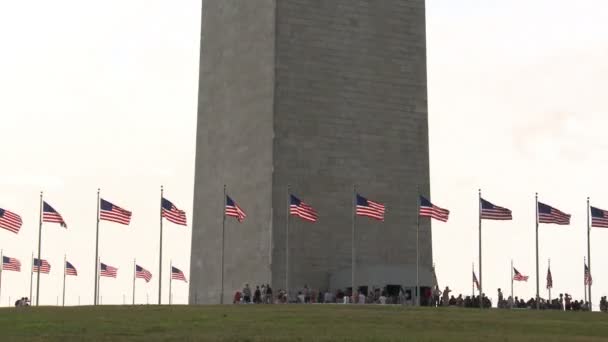 Проміжок часу, Вашингтоні пам'ятника Dc — стокове відео