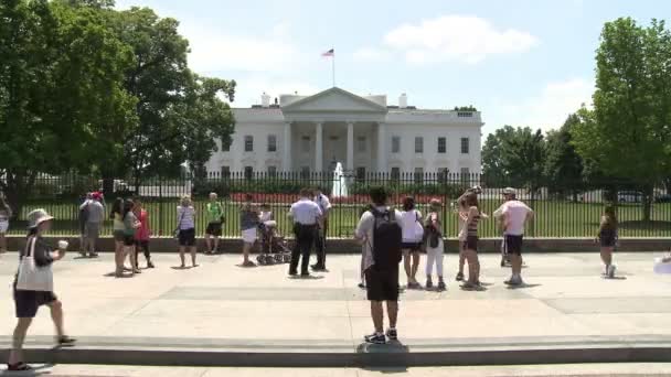 A Casa Branca - Washington DC — Vídeo de Stock