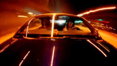 Açık sürüş cam - zaman atlamalı monte edilmiş.