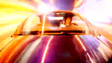 Açık sürüş cam - zaman atlamalı monte edilmiş.