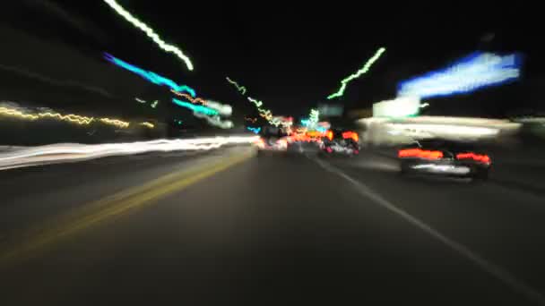 Câmara de condução montada na frente - Time Lapse — Vídeo de Stock