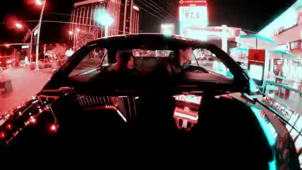 Frontmonterad körning cam - tidsinställd — Stockvideo