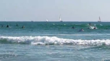 Santa Monica Beach sörfçü