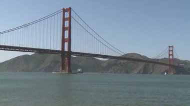Golden gate Köprüsü tekne trafiği