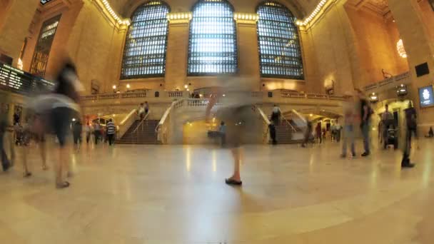 Grand Central Station Time Lapse — Stock Video