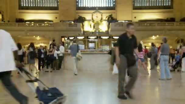 Grand Central Station Time Lapse — Stock Video