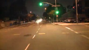 büyük şehir gece sürüş