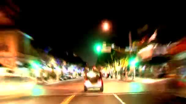 Los angeles - auto gemonteerde camera - timelapse — Stockvideo