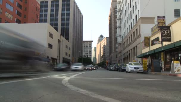 Gran tráfico de la ciudad - Time Lapse — Vídeos de Stock