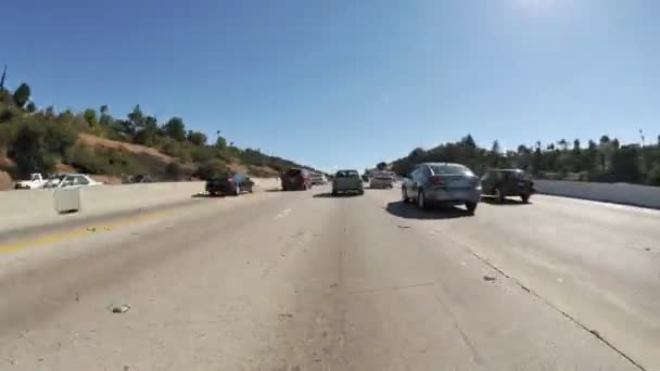 Tempo de condução no dia de Los Angeles — Vídeo de Stock