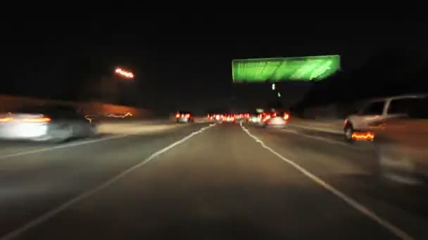 Kentsel şehir sürüş zaman atlamalı — Stok video