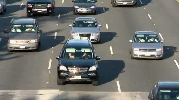 Los angeles trafiği - zaman atlamalı — Stok video