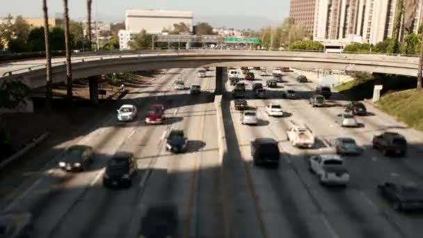 Baixa auto-estrada Los Angeles — Vídeo de Stock