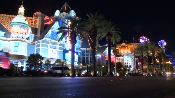 Casino in las vegas - Zeitraffer — Stockvideo