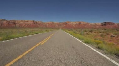 Navajo ulus çöl zaman atlamalı sürüş