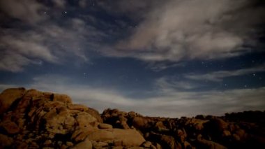 çöl manzarası, gece
