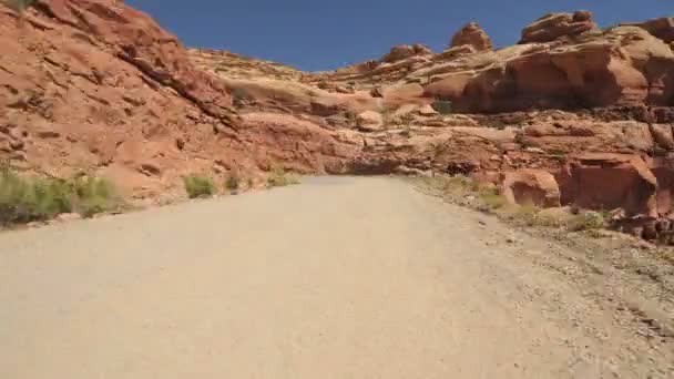 Driving in Navajo Nation Desert- Time Lapse — Stock Video