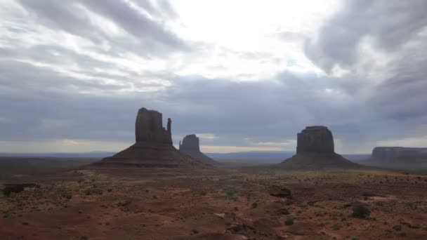 Monument Valley idő telik el — Stock videók