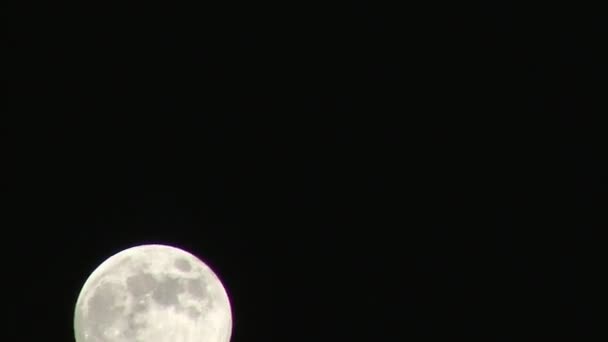 Moonrise simple en el lapso de tiempo — Vídeo de stock