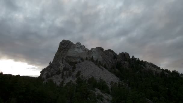 Mount Rushmore - idő telik el — Stock videók