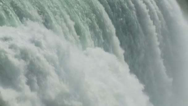 Niagarafälle - verschwommenes Wasser — Stockvideo