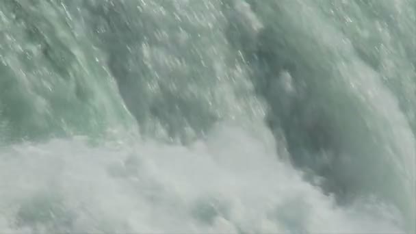 Niagara falls - wazig water — Stockvideo