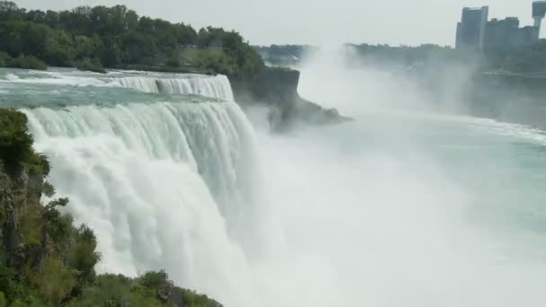 Ниагарский водопад - время покажет — стоковое видео