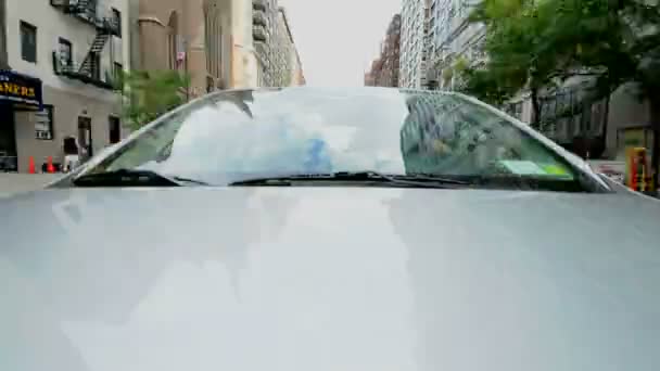 Condução em NYC Traffic Time Lapse — Vídeo de Stock