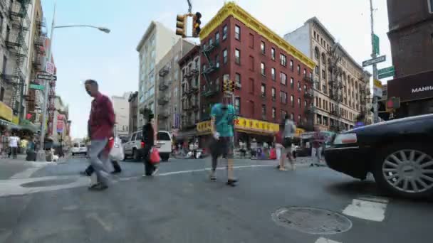 NYC verkeer time-lapse — Stockvideo