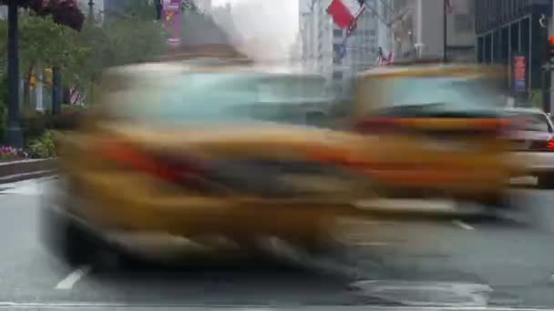 NYC provozu časová prodleva — Stock video