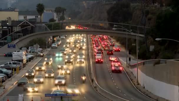Pacific Coast Highway Traffic — Stock Video
