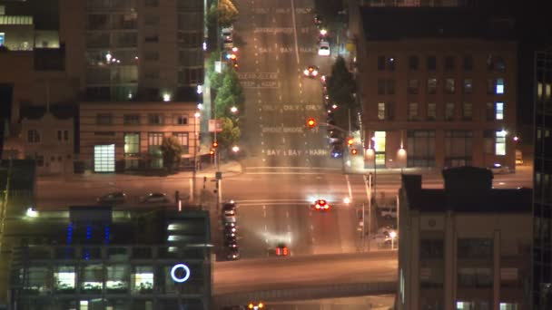 Por encima de una gran ciudad - Time Lapse - San Francisco — Vídeo de stock