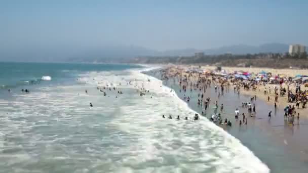 Santa Monica ranta — kuvapankkivideo
