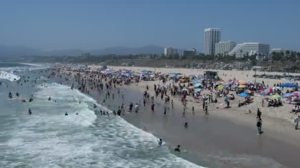 Santa Monica Beach — Stockvideo