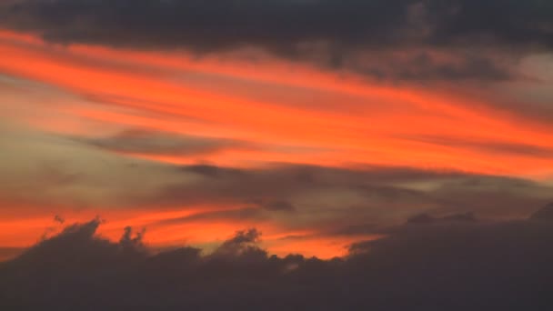 Maui Sunset Clouds — Stock Video