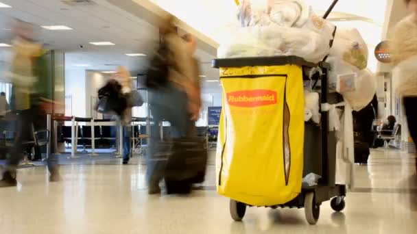 Time Lapse - Aeropuerto de LAX — Vídeo de stock