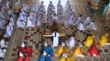 Vietnam 'daki cao dai tapınağı