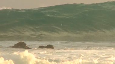 ağır çekim dalgaları maui Hawaii