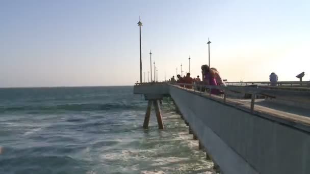 Venedik balıkçılık iskele — Stok video