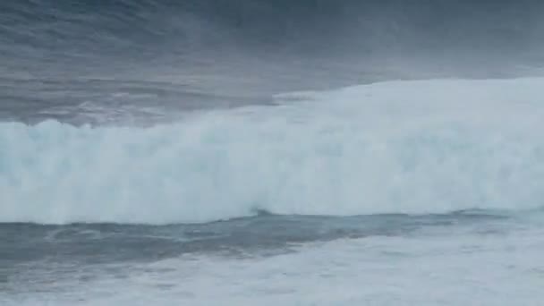 Tijdspanne van grote oceaan golven - maui hawaii — Stockvideo