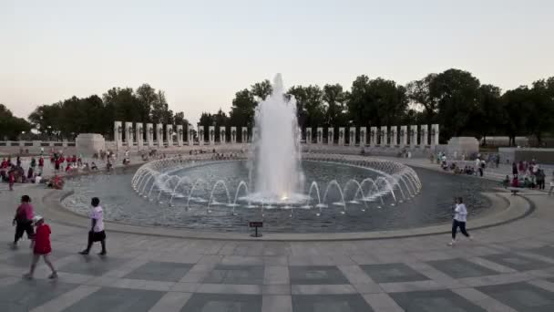 World War Ii Memorial — Stockvideo