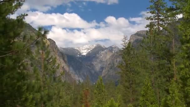 Yosemite berg scen — Stockvideo