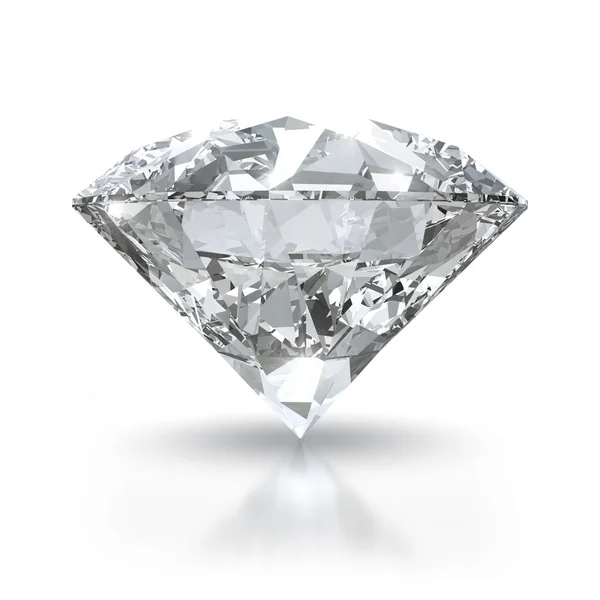 Beyaz arka planda izole kırpma yoluyla - elmas