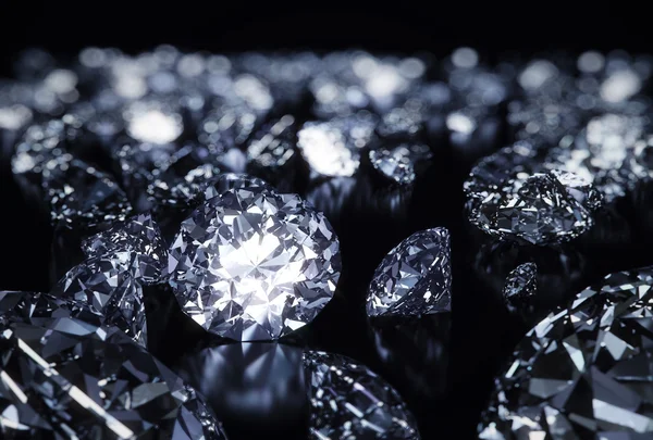 Diamantes de forma perfecta — Foto de Stock